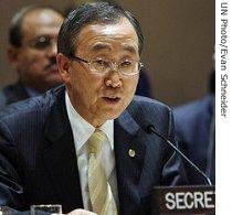 UN Secretary-General Ban Ki-moon (file photo)