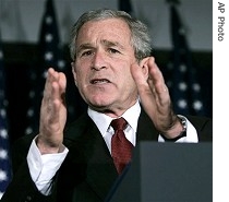 President Bush gestures during speech to National Cattlemen's Beef Association, 28 a href=