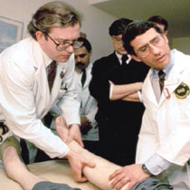 Fauci in medical school