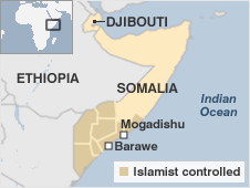 Somalia map