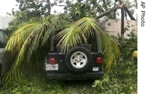 Aftermath of Hurricane Dean in Chetumal, Mexico, 21 Aug 2007