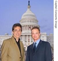 Joe Mantegna (left) and Gary Sinise, actors a href=