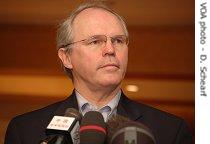 US Assistant Secretary of State Christopher Hill speaks to reporters in Beijing, 16 a href=