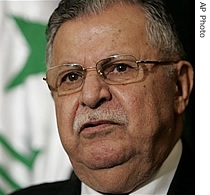 Iraqi president Jalal Talabani (File)