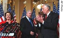 From left: Nancy Pelosi, John Murtha, Jim Clyburn and Steny Hoyer