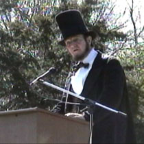 Civil War Reenactment, Abraham Lincoln