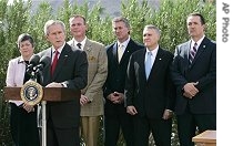 George Bush speaks in Scottsdale, Arizona where he signed Department of Homeland Security a href=