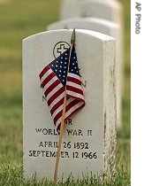 A flag placed by a Boy a href=