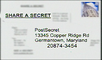 The address for PostSecret is 13345 Cooper a href=