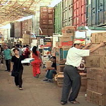 The Kara Suu market, Kyrgyzstan  