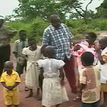 Kyatto village, children