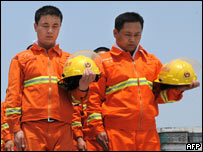 Relief workers remembering those who died