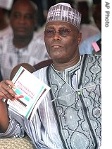 Nigerian Vice President Atiku Abubakar at the a href=