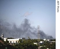 Smoke is seen on a general view of Mogadishu 21 a href=