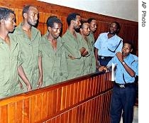 Some of the ten Somali men accused of a href=